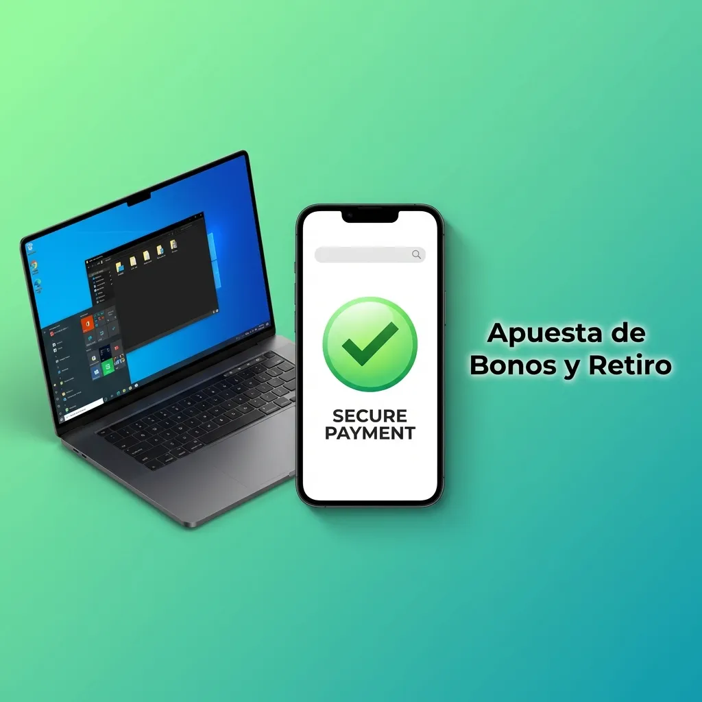 Ilustración de requisitos de apuesta de bonos y proceso de retiro en casino online