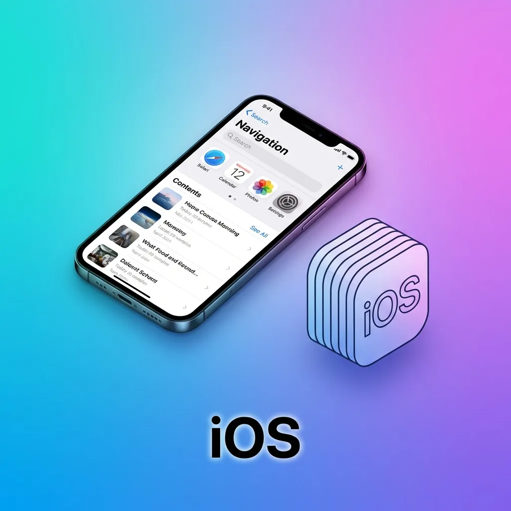 iPhone y iPad mostrando la aplicación iOS con requisitos de instalación y pasos de configuración